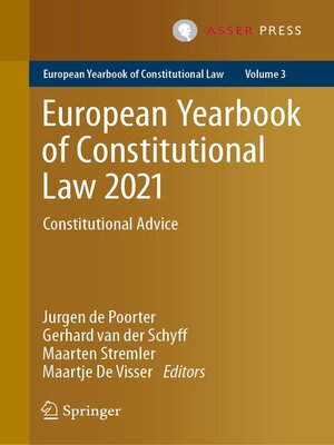 cover image of European Yearbook of Constitutional Law 2021